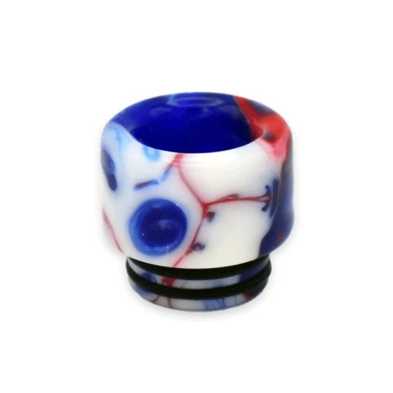 Drip Tip 810-Blue-White-Red-in-Resin-2