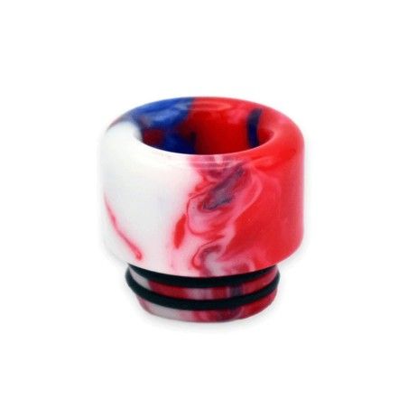 Drip Tip 810 Blue White Red Resin