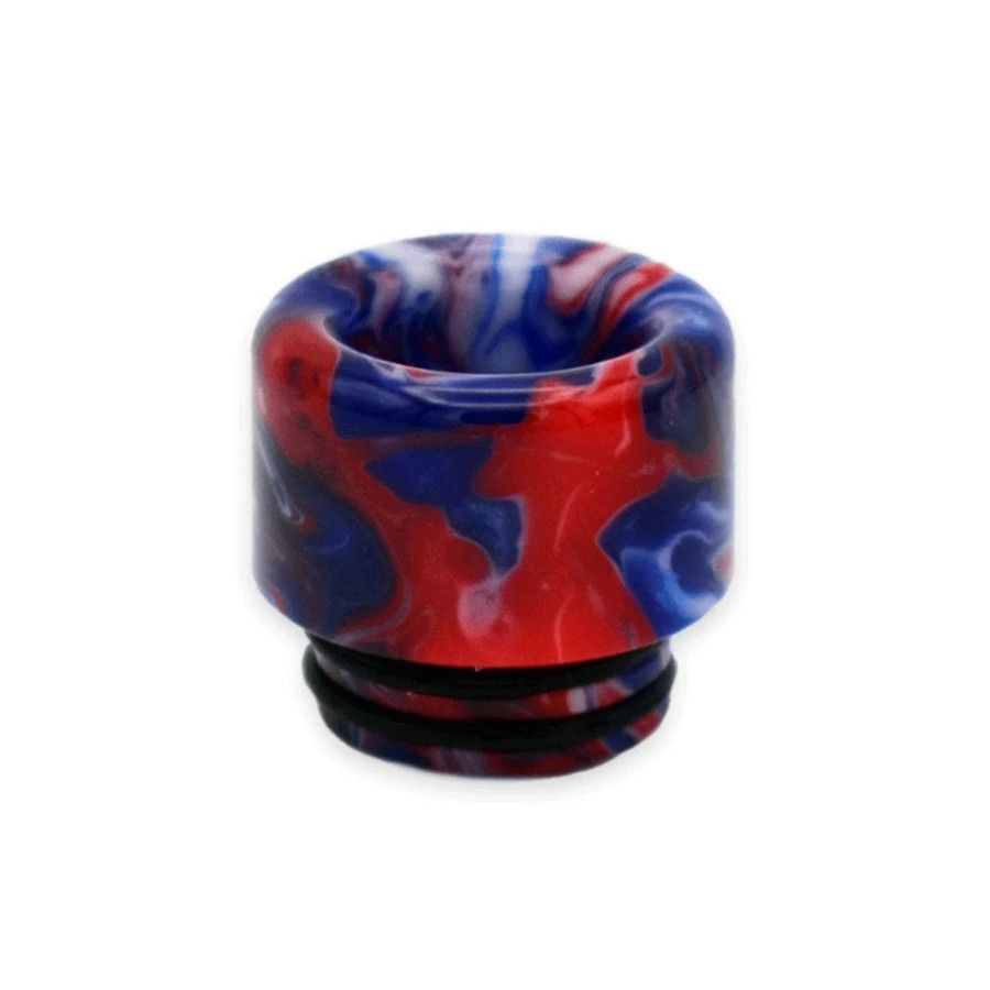 Drip Tip 810-Blue-White-Red-in-Resin-4