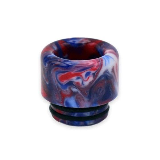Drip Tip 810-Blue-White-Red-in-Resin-5