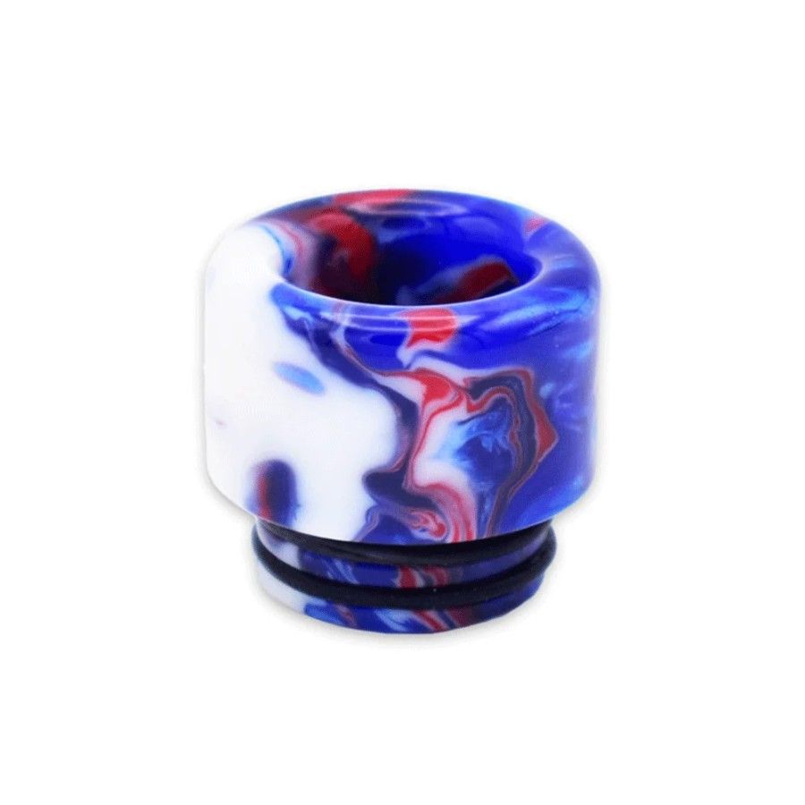 Drip Tip 810-Bleu-Blanc-Rouge-en-Résine-6