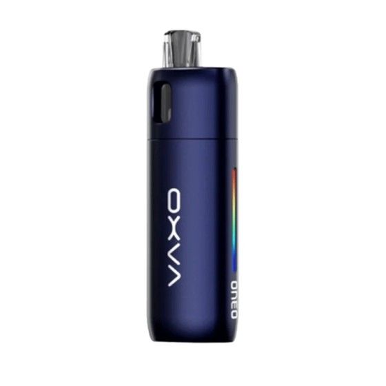 Découvrez la performance avec élégance - Kit Oneo OXVA, couleur Midnight Blue. Votre expérience de vape améliorée.