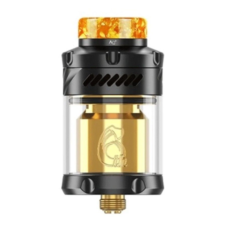 Explore the rear view of Dead Rabbit V3 RTA 6th Anniversary Hellvape - Designed to impress.