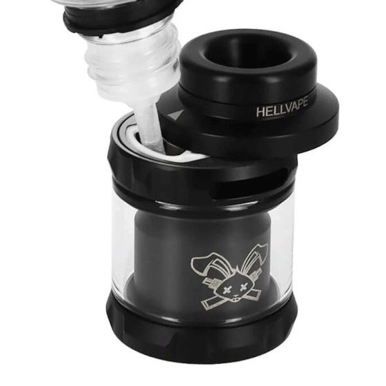 🔄 Dead Rabbit Solo RTA Hellvape - Photo de Remplissage de l'Atomiseur 🐰