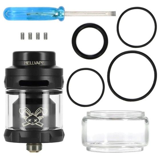 📦 Dead Rabbit Solo RTA Hellvape - Photo du Pack avec Accessoires 🐰