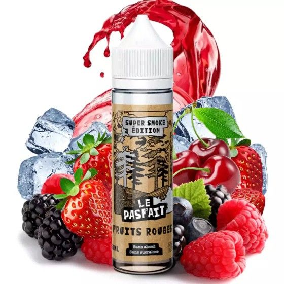 🍓🍒 E-liquide Fruits Rouges Super Smoke Édition 50ml Le Pasfait
