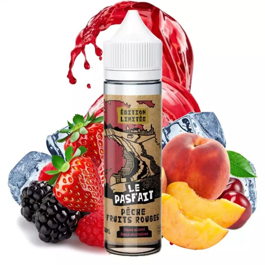 E-liquide Pèche Fruits Rouges 50ml Le Pasfait Le Pasfait | 18,90 €