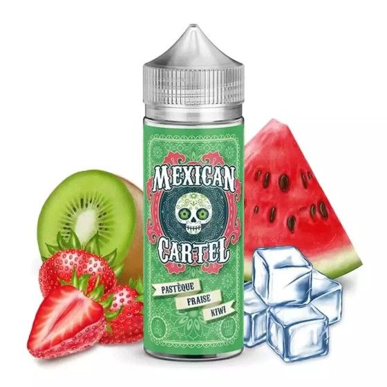 🍉🍓🥝 E-liquide Pastèque Fraise Kiwi 100ml Mexican Cartel