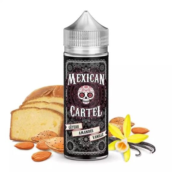 🍰🥜🍦 E-liquid Almond Vanilla Cake 100ml Mexican Cartel