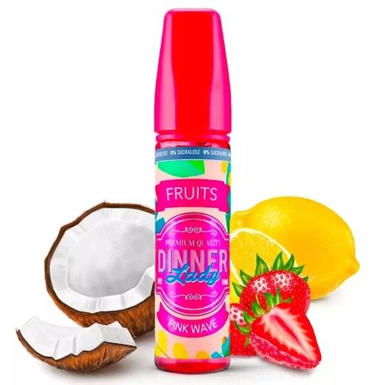 🌊🌸 E-liquide Pink Wave 50ml Dinner Lady
