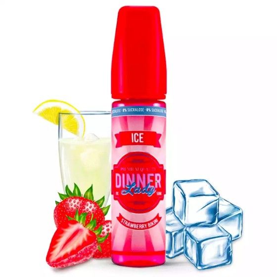 🍓❄️ E-liquid Strawberry Bikini Ice 50ml Dinner Lady