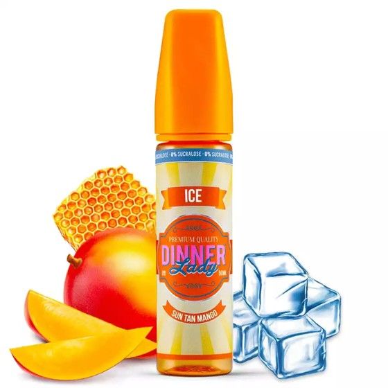 ☀️🥭❄️ E-liquid Sun Tan Mango Ice 50ml Dinner Lady