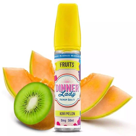 🥝🍈 E-liquid Kiwi Melon 50ml Dinner Lady