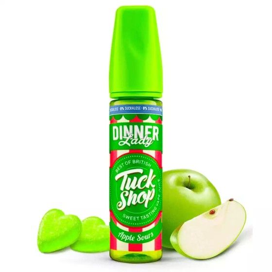 🍏😋 E-liquide Apple Sours 50ml Dinner Lady