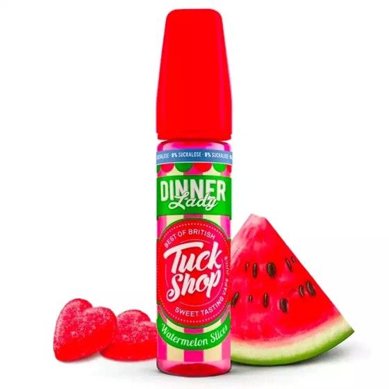 🍉🍬 E-liquide Watermelon Slices 50ml Dinner Lady