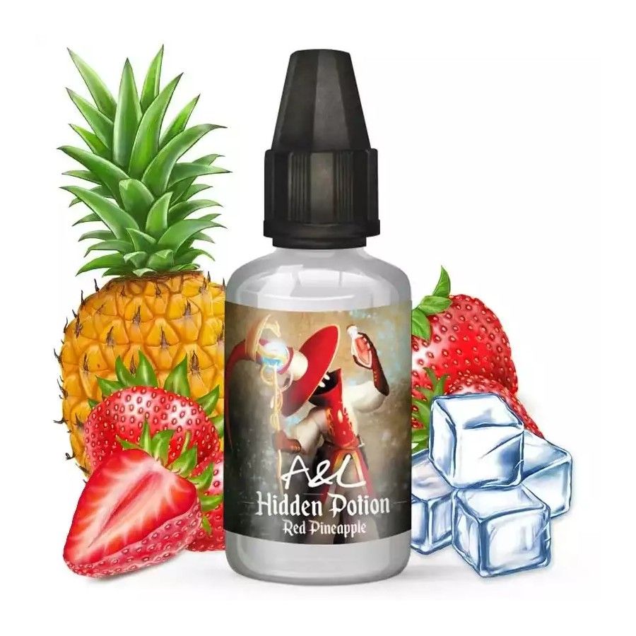 🍍🍓 Arôme Concentré Red Pineapple 30ml Hidden Potion by A&L