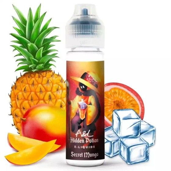 🥭🍍 E-liquid Secret Mango 50ml Hidden Potion by A&L