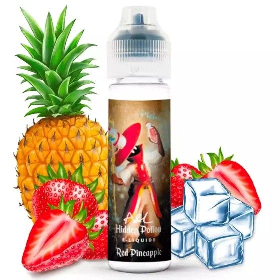 🍍🍓 E-liquid Red Pineapple 50ml Hidden Potion by A&L