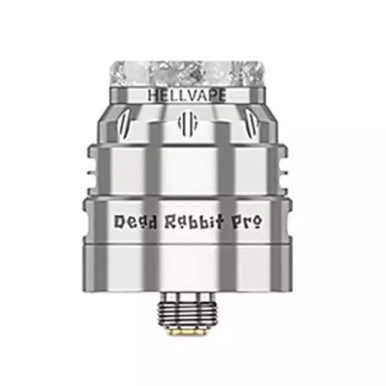 Dead Rabbit Pro RDA Hellvape in Stainless Steel - Superior durability.