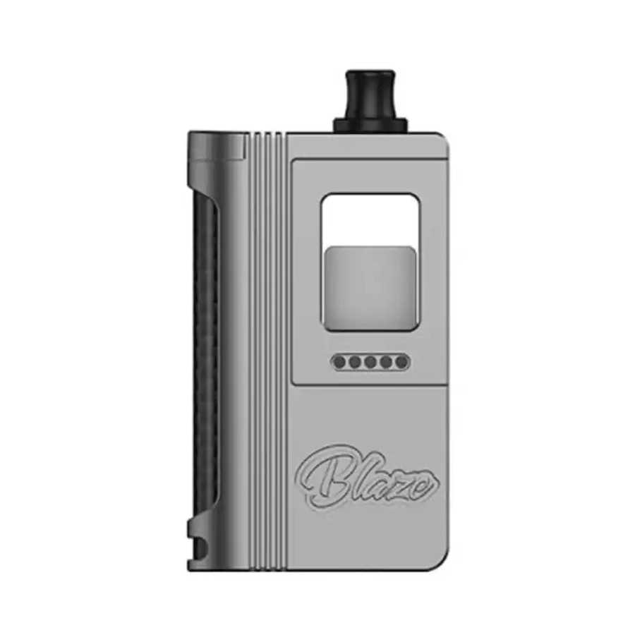 Rear view of the "Blaze AIO THC x Mikevapes Kit - Gun Metal Color" for a sophisticated vape.