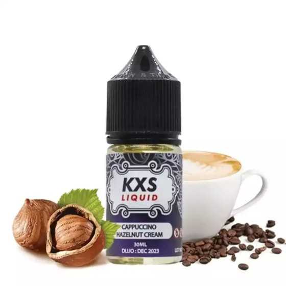 Cappuccino Hazelnut Cream Concentrate 30ml by KXS Liquid - enjoy the smooth hazelnut cappuccino.