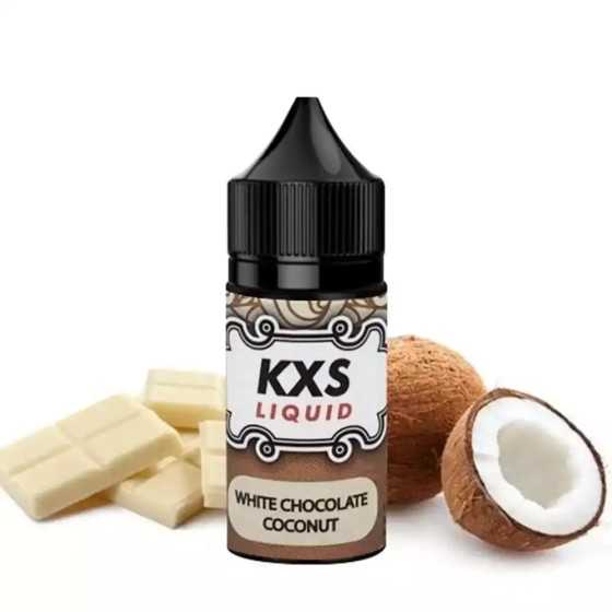 White Chocolate Coconut Concentrate 30ml KXS Liquid - white chocolate with rich coconut flavor.