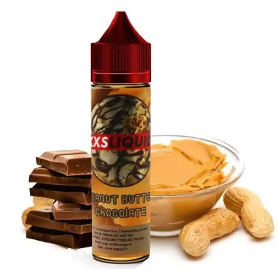 Peanut Butter Chocolate E-liquid 50ml KXS Liquid - rich chocolate and creamy peanut butter.