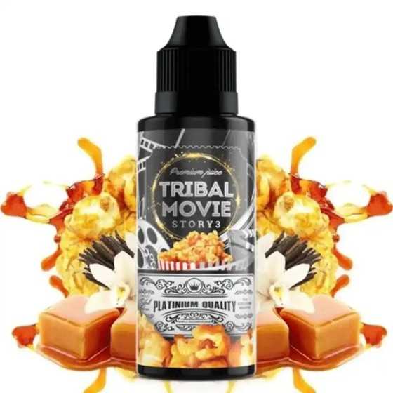 🍿 E-liquid Story 3 Tribal Movie by Tribal Force: salted caramel popcorn flavor.