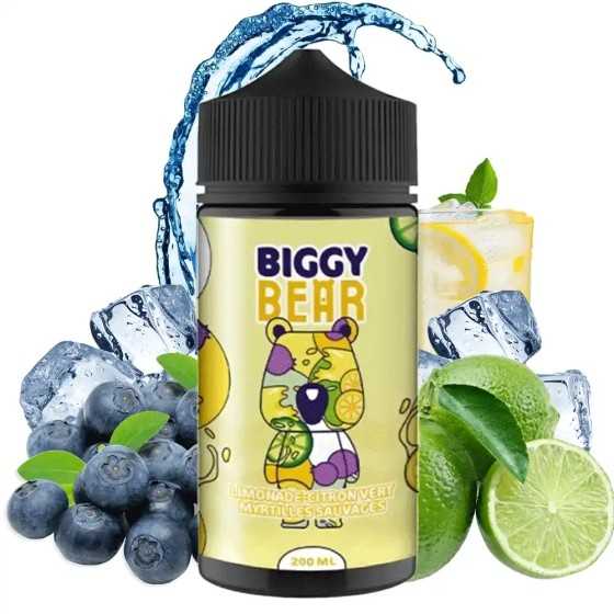 E-liquid Limonade Citron Vert Myrtilles 200ml - Biggy Bear 🍋