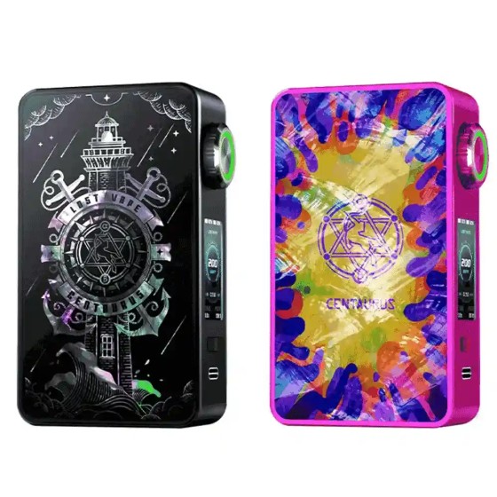 Box Centaurus M200 Anniversary Lost Vape color black and pink