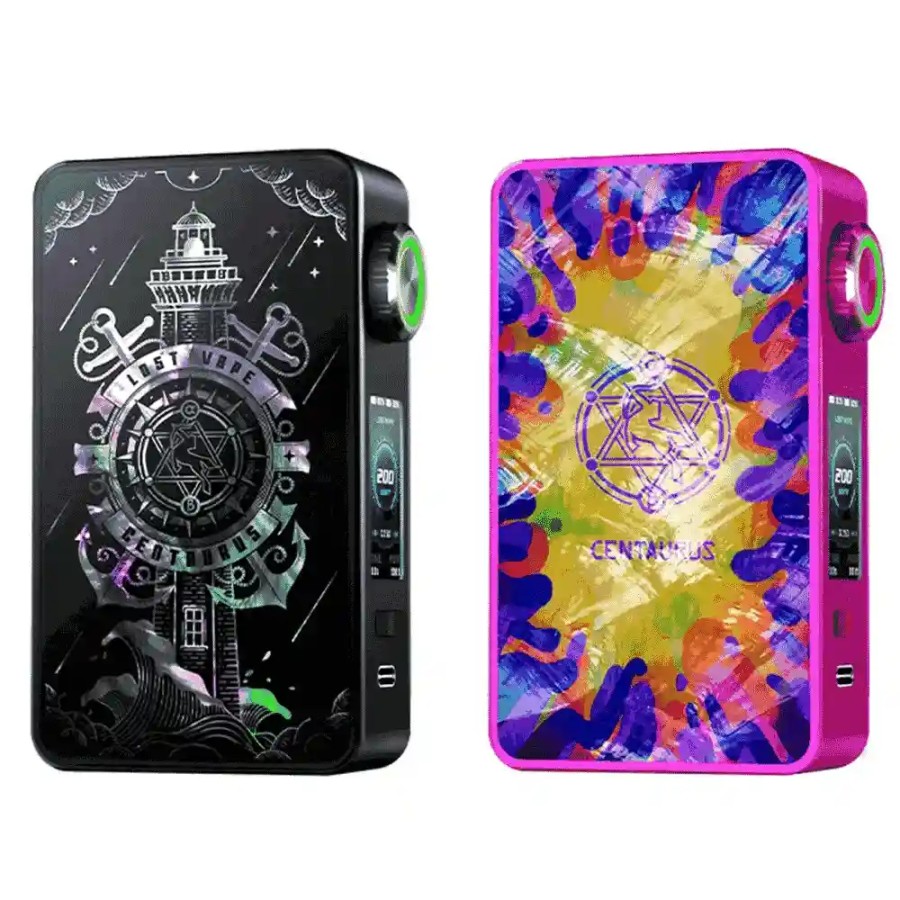 Box Centaurus M200 Anniversary Lost Vape color black and pink