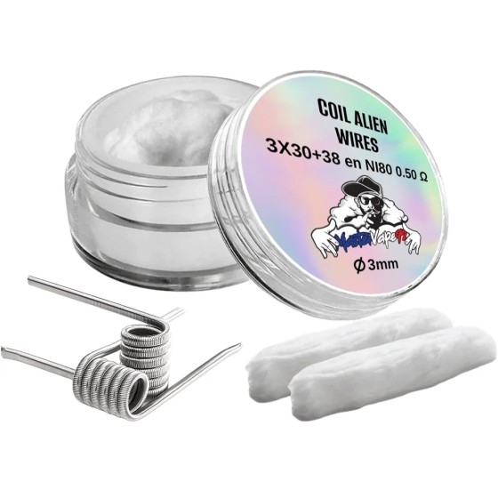 Coil Alien Wires NI80 0.50Ω Master Vape92 pack