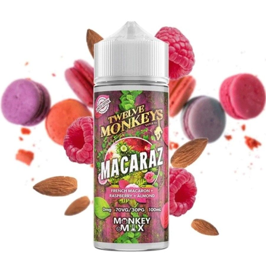 E-liquide Macaraz Monkey Mix 100ml  Twelve Monkeys Twelve Monkeys Mix | 29,90 €