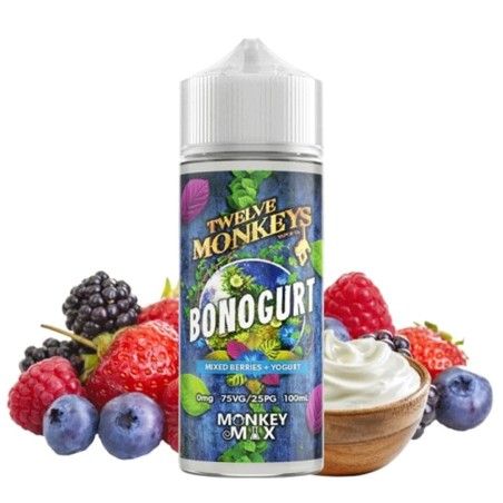 E-liquid Bonogurt Monkey Mix  100ml  Twelve Monkeys